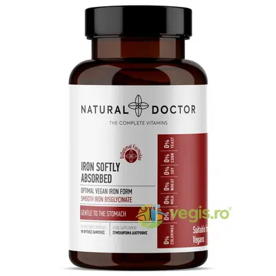 Iron Softly Absorbed - Formula Delicata de Fier 90caps vegetale