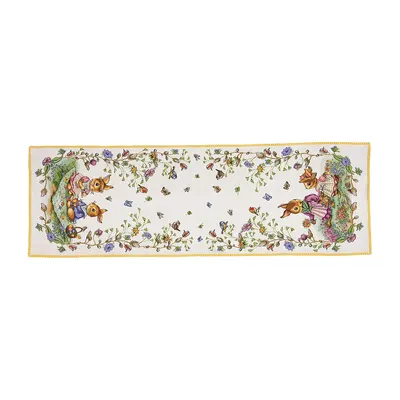 Traversa masa XL SPRING FANTASY PICNIC, 49x143 cm