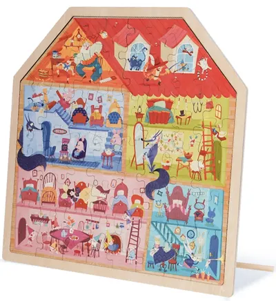 Puzzle pentru copii Toy World - Casa din povesti, 80 piese