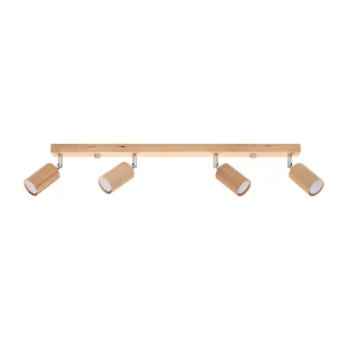 Corp de iluminat pentru tavan BERG 4 lemn natural