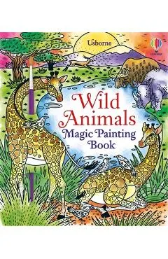 Wild Animals Magic Painting Book