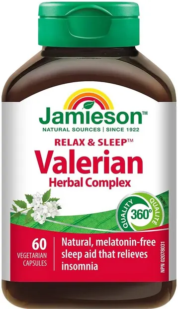 Valeriană, 60 capsule, Jamieson