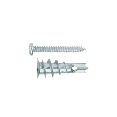 Set diblu metalic perforant cu surub, pentru rigips, 100 buc/cutie