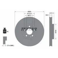 Disc frana TEXTAR 92258003