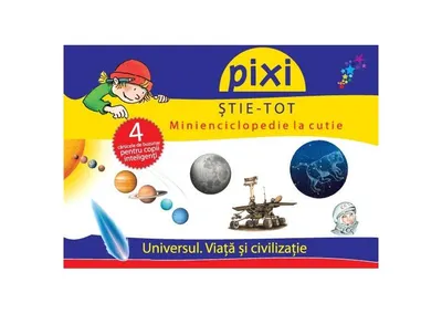 Pixi ştie-tot. Minienciclopedie la cutie: Universul. Viață și civilizație - Paperback - ***