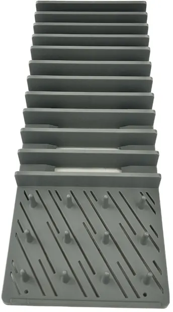 Uscător de vase Nerthus - VB FIH 1224, 16.5 x 44 x 3.5 cm, gri