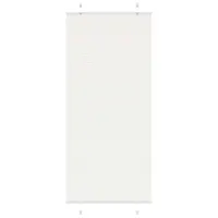 vidaXL Jaluzea plisată alb 95x200 cm Lățime țesătură 94,4cm poliester