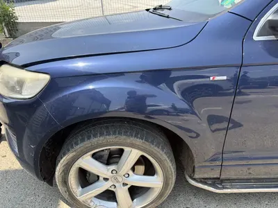 Aripa fata stanga culoare albastra - lz5e Audi Q7 (2006-2010) [4L]