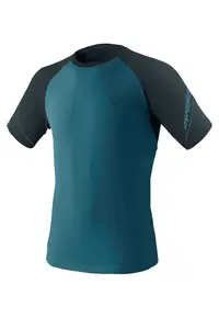 Tricou alergare barbati Alpine Pro - Negru/Turcoaz