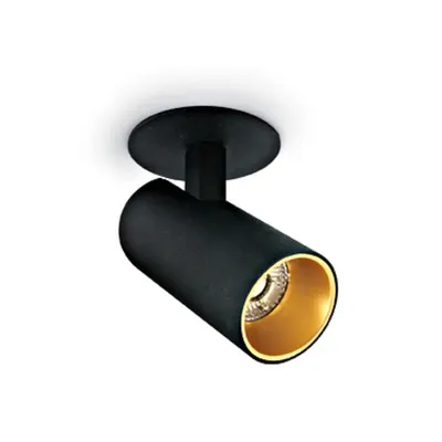 Xan LED 7W, 500lm, 3000K, IP20, 36°, negru