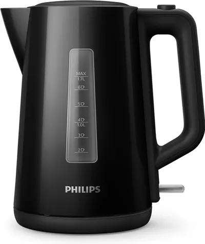 Fierbător electric Philips - Series 3000, HD9318/20, 2200W, 1.7 l, negru