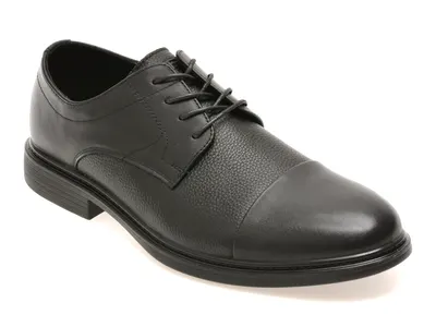 Pantofi eleganti OTTER negri, 5670110, din piele naturala