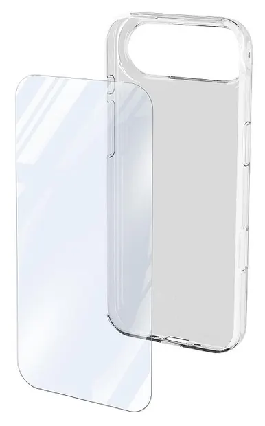 Husă și protector Cellularline - iPhone Air, transparente