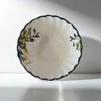 Bol ceramic Morello - Olive, 16 cm, decor măsline