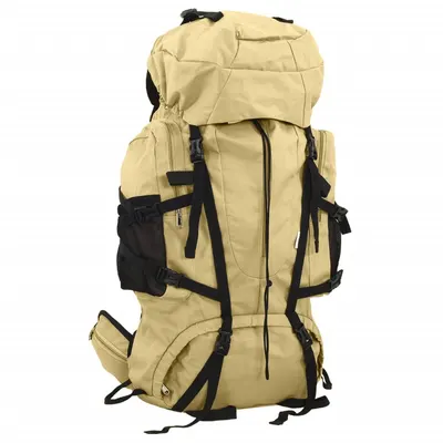 vidaXL Rucsac de drumeție, kaki, 80 L, țesătură oxford