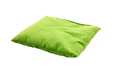 Pernuță verde cu granule de polistiren, 10 x 10 cm