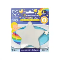 Bomba de baie cu efect de curcubeu Stea 110g Easycare Baby