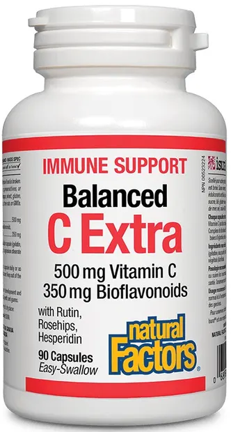 Immune Support Balanced C Extra, 90 capsule, Natural Factors