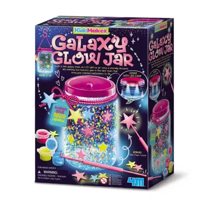 Kit DIY, 4M, Creeaza un borcan cclipitor, Galaxy KidzMaker
