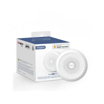 Senzor multifunctional Smart Gateway Wireless AQARA Hub M1S Gen2, compatibil cu Apple HomeKit - Default Title