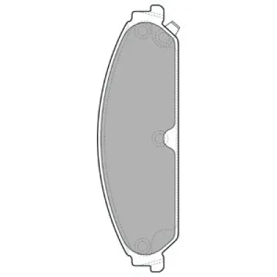 Set placute frana, frana disc DELPHI LP2033