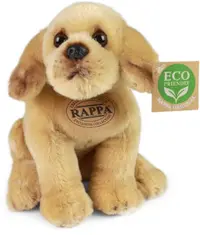 Jucărie de pluș Rappa Eco Friends - Labrador bej, 20 cm