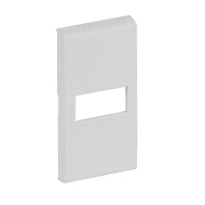 Capac tasta personalizabila pentru comenzi axiale LiVing Light - alb - 1 modul