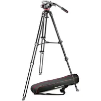 Trepied video Manfrotto - MVK502AM-1, 70.5-156cm, negru