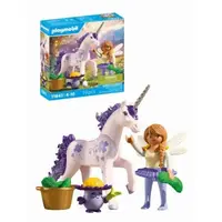 Playmobil - Jucarie de rol Figurina de colectie unicornul Lucky Lavender si zana