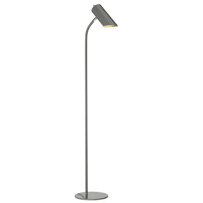 Lampa de podea Quinto 1 Light Floor Lamp – Dark Grey Polished Nickel