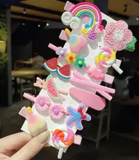Set 14 Clame Par Multicolore pentru Copii - N1