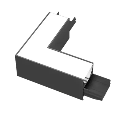 Conector-L pentru Profile Aplicate Elmark 4000k Negru