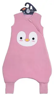 Sac de dormit cu picioare BabyBliss - BlissJump, Tog 2.5, 6-18 luni, Penguin Pink