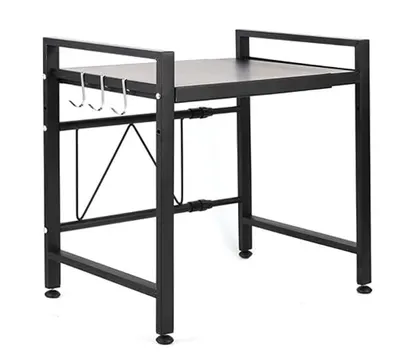 UB Raft multifunctional bucatarie de depozitare pentru cuptor cu microunde telescopic reglabil