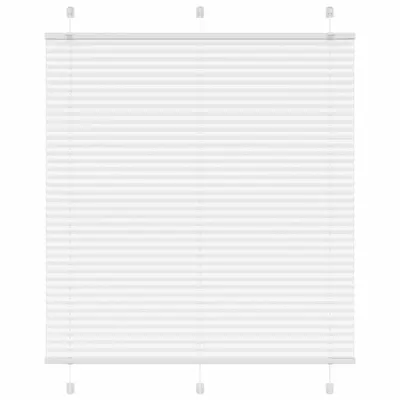 vidaXL Jaluzea plisată alb 120x100 cm Lățime țesătură 119,4 cm