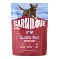 Carnilove Active Dog Dry Salmon & Turkey Adult All Breeds 1,5 kg