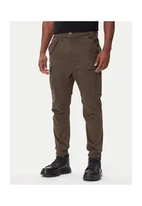 Pantaloni Barbati - 207946941 - Bumbac - Elastan - Verde - Verde