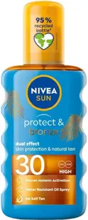 Nivea Sun Ulei de protecție solară Protect & Bronze, SPF30, 200 ml