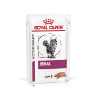 ROYAL CANIN VD Renal Loaf, dietă veterinară, plic hrană umedă pisici, sistem renal, (pate), bax, 85g x 12buc