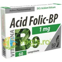Acid Folic BP 1mg 60cpr