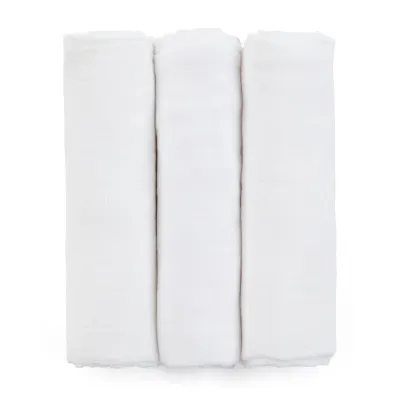 Petite&Mars Moussy scutece textile Total White 68 x 68 cm 3 buc