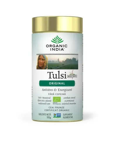 Ceai Adaptogen Tulsi Original Bio, 100g, Organic India