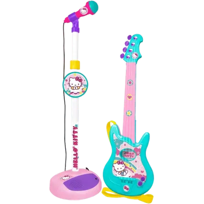 Set chitara si microfon Hello Kitty 1494