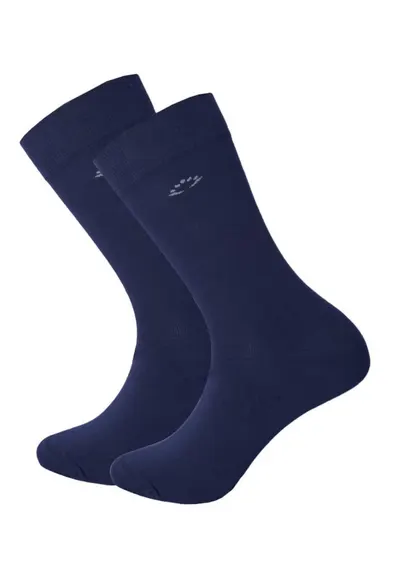 Sosete lungi bumbac barbati - SBGW26BLM - - Bleumarin