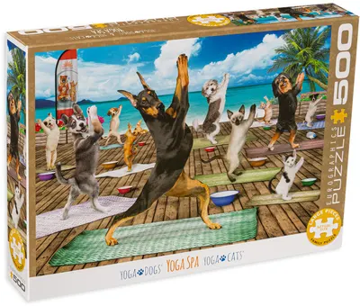 Puzzle Eurographics din 500 XL de piese - Yoga Spa