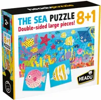 Puzzle educațional 8+1 Headu - The Sea, 32 piese