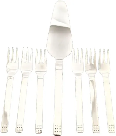 Set de tacâmuri pentru prăjituri Herdmar - Domino, 7 bucăți