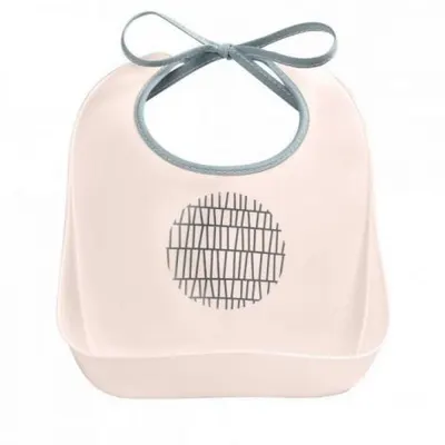Baveta plastic Beaba Pink