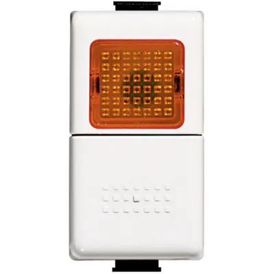 matix - buton 1 modul NO lumina portocalie