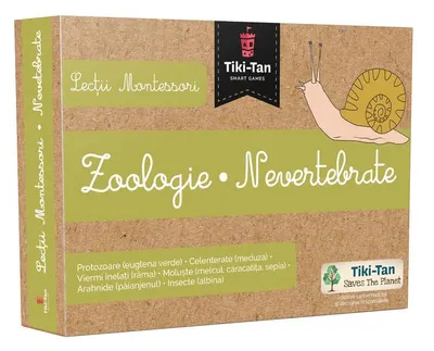 Lecţii de zoologie: Nevertebrate. Lecții Montessori - Board book - ***